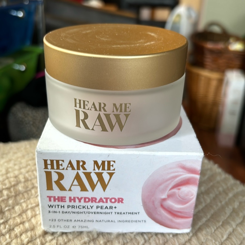 Hear Me Raw The Hydrator With Prickly Pear- 3 in 1 Treatment.  75ml.  New!
